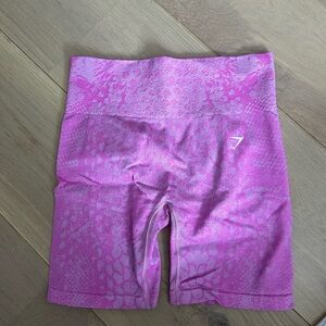Gymshark Whitney Simmons pink workout shorts